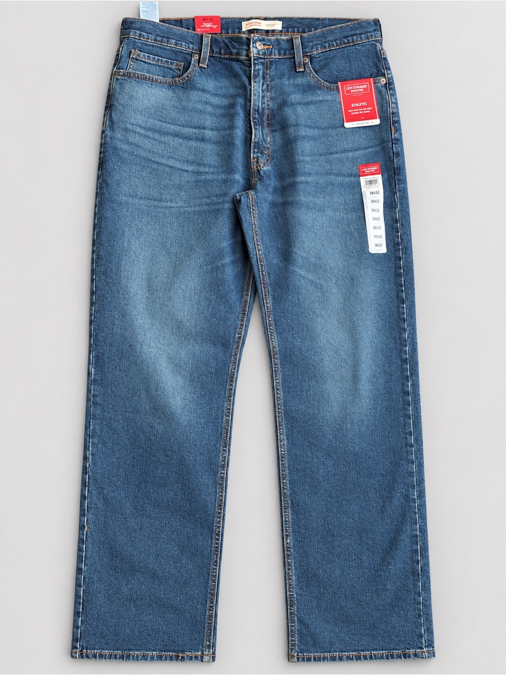 Levi's Medium Blue Straight Jeans 38W/32L